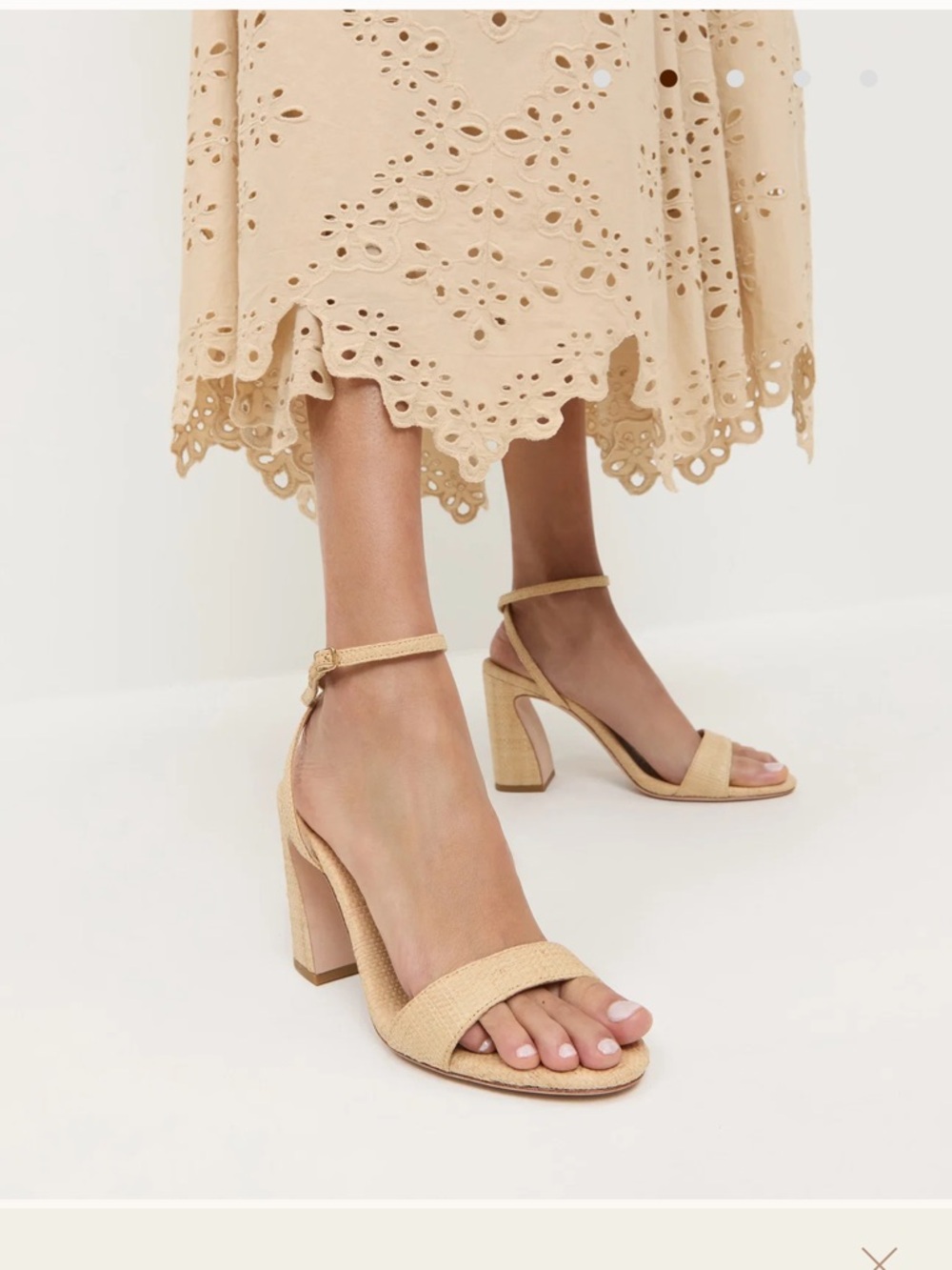 Loeffler randall malia raffia heels sandals  brand new size 10